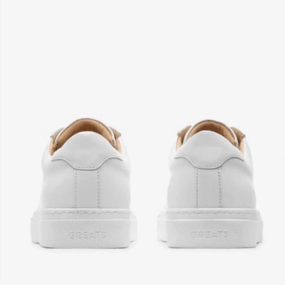 Greats Royale Leather Sneakers in White Size 8
